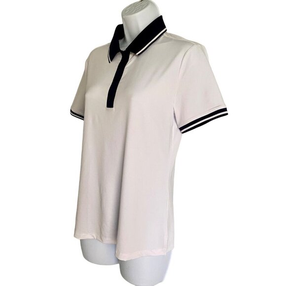 Lillie Green White and Blue Polo Shirt UPF 50 Women's Small NEW - Picture 5 of 10